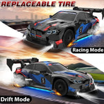 RC Drift Car 4WD Remote Control High Speed Racing Vehicle with LED Lights 2.4GHz Radio 4x4 Off-Road Truck Toy for Children Kids