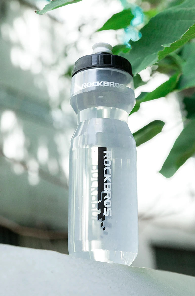 ROCKBROS 750ml Bicycle Water Bottle Plastic Sports Fitness Running Hiking Kettle Leak-proof Bike Bottle Cage
