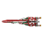 Bricklink MOC Ideas Space Wars Spaceship Wings Fighter Christmas Version 4002019 Aircraft Building Blocks Toys For Children Gift
