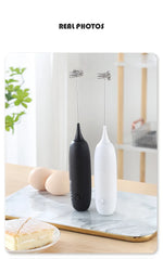 Milk Frother Handheld Cappuccino Maker Coffee Foamer Egg Beater Chocolate Stirrer Mini Portable Food Blender Kitchen Whisk Tool