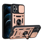 For iPhone 16 17 15 14 13 12 11 Pro Max Mini Plus Air Military Grade Bumpers Ring Cover Slide Camera Lens Protector Armor Case