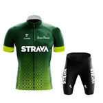 Strava Men's Cycling Set – Jersey & Bib Shorts, Quick-Dry & Breathable