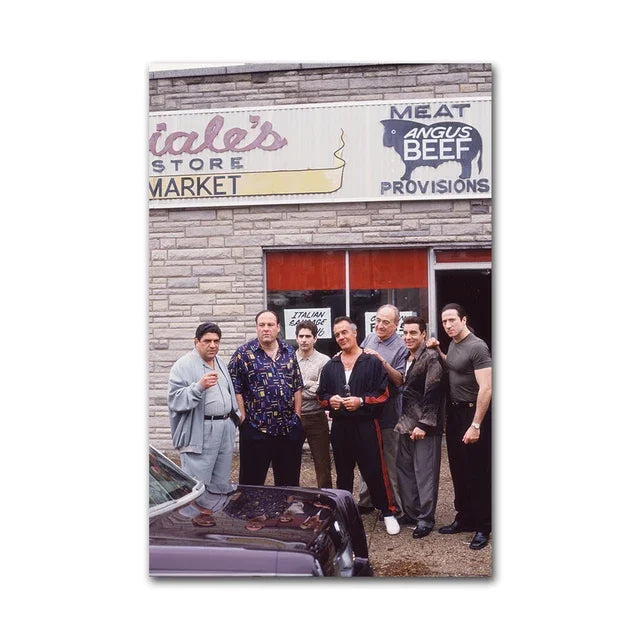 The Sopranos Poster  Classic TV Series Family Canvas Prints  Wall Art Pictures for Living Room Decor  Home Decor Painting
