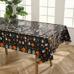 1Pcs Halloween Skeleton Pumpkin Spider Tablecloth Halloween Ghost Festival Day of The Dead Prank Party Carnival Party Decoration