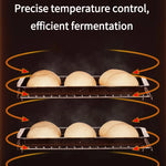 40L 220V Professional Bread Fermenter Kitchen Dough Yogurt Bread Fermentation Machine Humidity Control High Efficiency Household