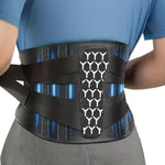 Back Brace for Lower Back Pain Relief, Breathable Adjustable Lumbar Support for Herniated Disc, Sciatica, Scoliosis