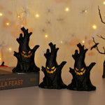 Halloween Decoration Ghost Tree Led Night Glow Ghost Lantern Ghost Face Tree Stump Lantern Festival Atmosphere Horror Decoration