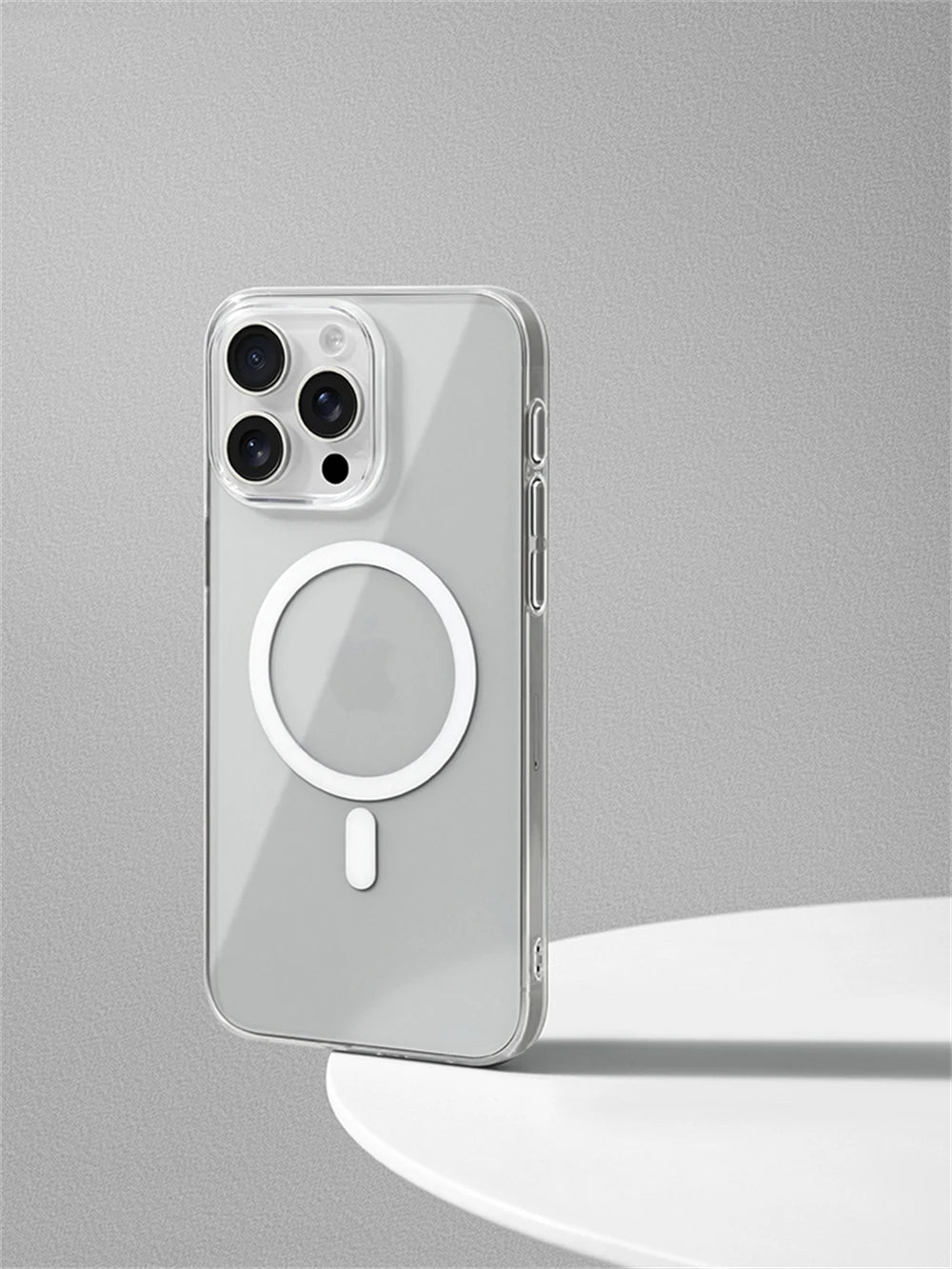 Ultra Thin Hard PC HD Transparent Magnetic Case For iPhone 17 Pro Max 16 15 14 Plus 13 12 Magsafe Wireless Charge Clear Cover