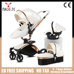 3 in 1 Lightweight High Landscape Baby Stroller Cart Carriage for Newborn Luxury Pushchair
