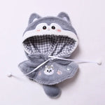 Only Clothes  for Labubu Doll Clothes Puppy Shark Cape Cape Fashionable and Cute Set Change Clothes
