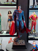 DC Justice League Superman Cold Cast Resin Statue - Museum Grade GK Figure, Hand Painted Collectible Model Gift