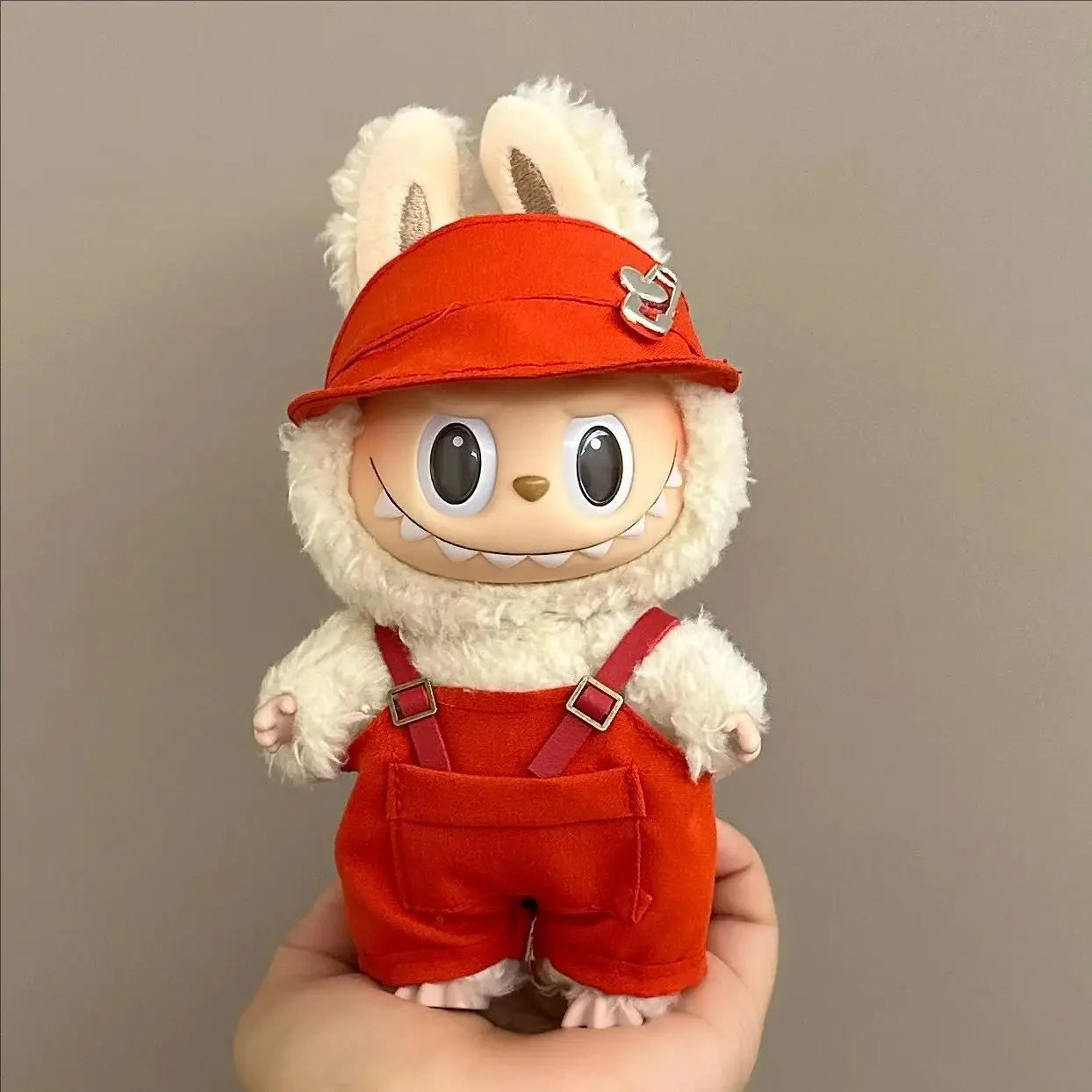 New Labubu Clothing Popular New Products Fashion Velcro 17cm Doll Cute Dress Casual Set Skirt Plush Toy Clothing