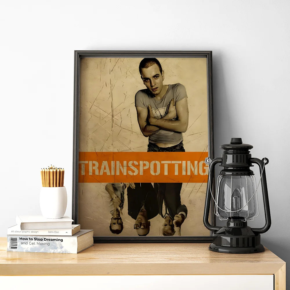 Popular Famous Classic Movies Trainspotting Classic Movie Poster Posters Home Room Bar Cafe Decor Art Wall Painting Picture