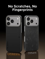 UGREEN Aramid Fiber Case for iPhone 17 Pro Max Aramid Fiber Thin Cover Military Protection Slim Hard Back Case Matte Black