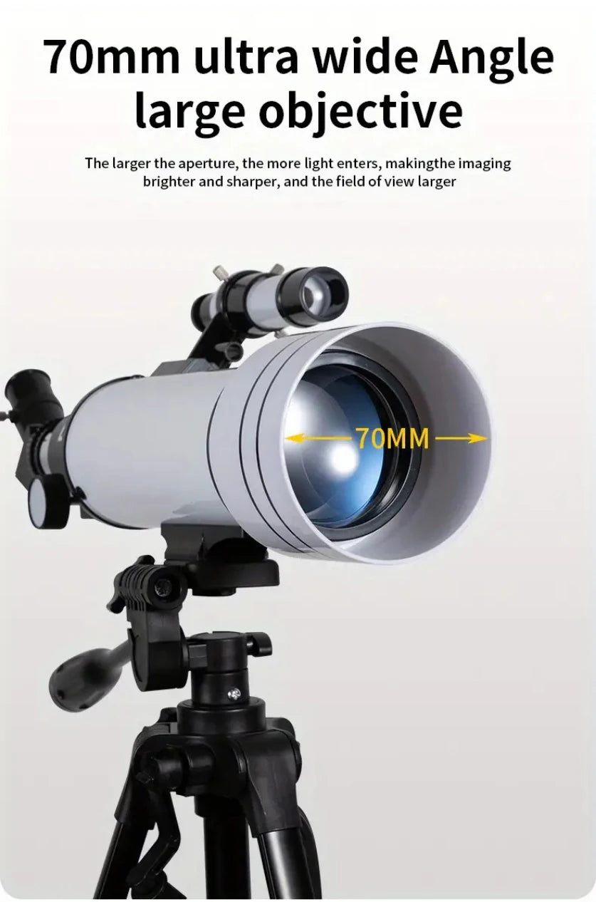 BORWOLF  F40070M  Professional High-definition Astronomical Telescope 200X To See The Moon and Stars Bird Watching Monocular