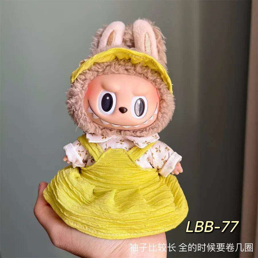 Mini Doll'S Clothes Outfit Accessories For Korea Kpop Exo 15-17cm Labubu Idol 10cn cotton doll replacement suit Clothing Gift