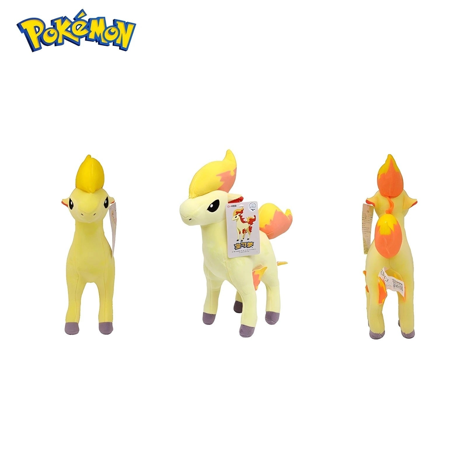 Pokemon Ponyta Stuffed Toys Cartoon&Cute Plush Doll Festival Gifts Throw Pillow Birthday Gift For Kids Friends Boy