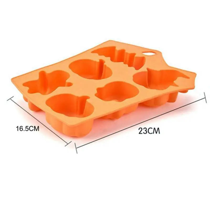 Pumpkin Halloween Silicone Mold for Cake Biscuit Candy Baking Skull Bat Spider Trick Or Treat kid Children Halloween Party Decor