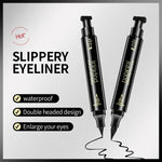 2-in-1 Dual-Ended Eyeliner & Shadow Pen – Waterproof, Long-Lasting, DIY-Friendly, Certified, Unisex, Quick & Easy Eye Makeup