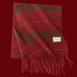 Christmas Red Scarf For Women Imitation Cashmere Plaid Printed Plush Scarf Trend Premium Warm Shawl Tassel Scarves
