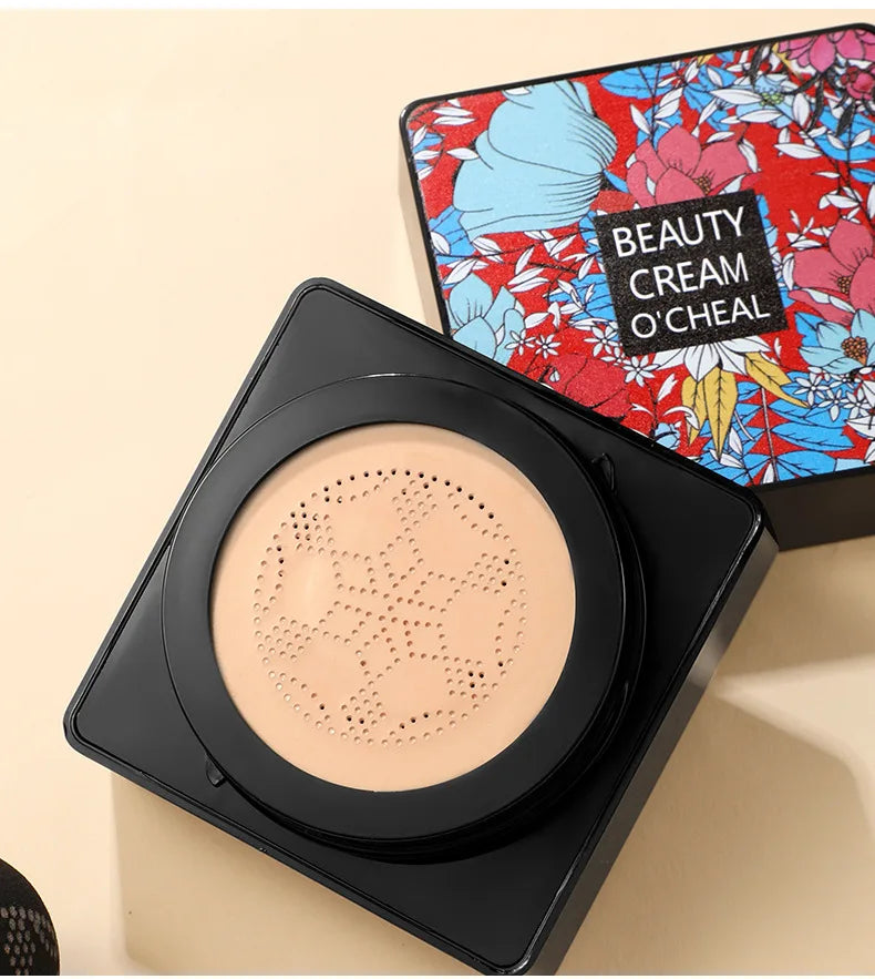 Mushroom Head Air Cushion CC Cream Foundation Concealer Oil-control BB Cream Whitening Face Base Makeup Cosmetics Moisturizing