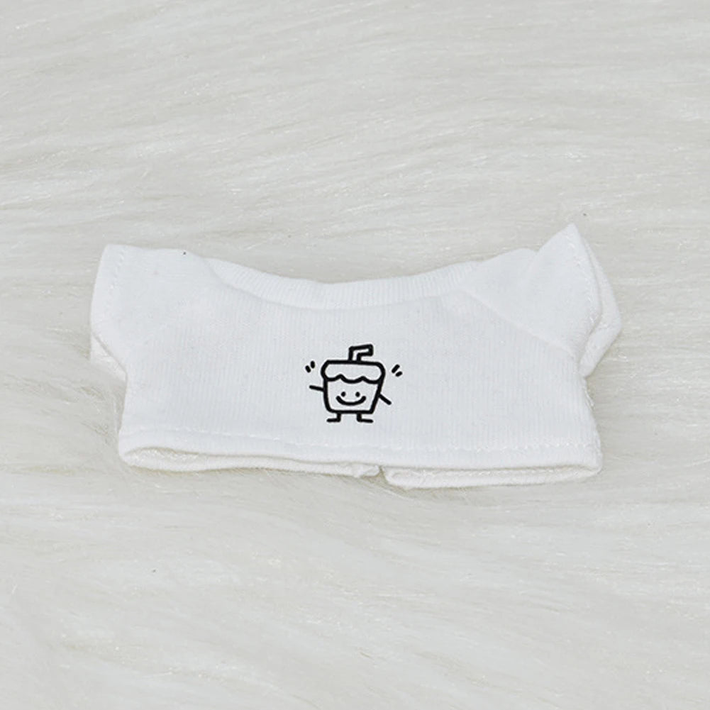 17cm Labubu Doll Clothes Fashion Clothes Hoodies Doll Clothes Color Match Hoodies Dolls Accessories