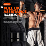 Premium Pull-Up Assistance Bands Set Resistance Strap Elastic Hanging Rope Pull Bar Fitness Home Men's Auxiliary Latex Workout Band
