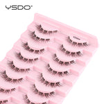 YSDO Half Eyelashes 3/10 pairs Natural Full False Eyelashes 3d Lashes  Cat Eye Fake Eyelashes Extension Faux Cils Makeup Tools