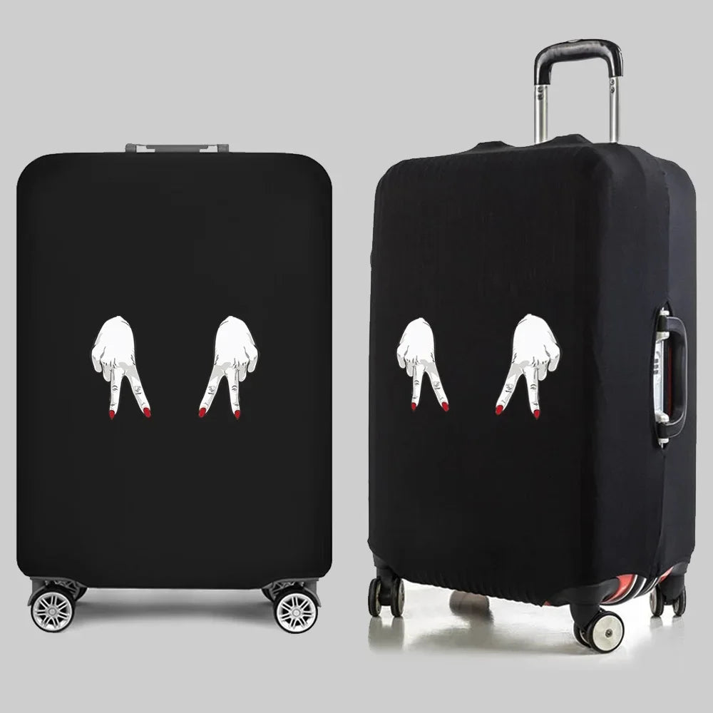 Luggage Covers Suitcase Cover Fashion Travel Essentials Funny pattern 18-32 Inch Traveling Accessories Protective Trolley Case
