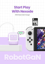 UGREEN 65W GaN Charger Uno Robot Design Quick Charge 4.0 3.0 PPS for iPhone 17 16 Pro Macbook Air Laptop Tablet PD Fast Charger