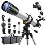 Astronomical Telescope With Finderscope 675 Time Zoom High-definition Moon Viewing Telescope With Phone Rack Refractor Telescope