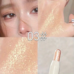 Diamond White Eyelid Highlighter Pen for Brightening Eye Glitter Golden Eyeliner Eyeshadow Stick for Stunning Makeup Results
