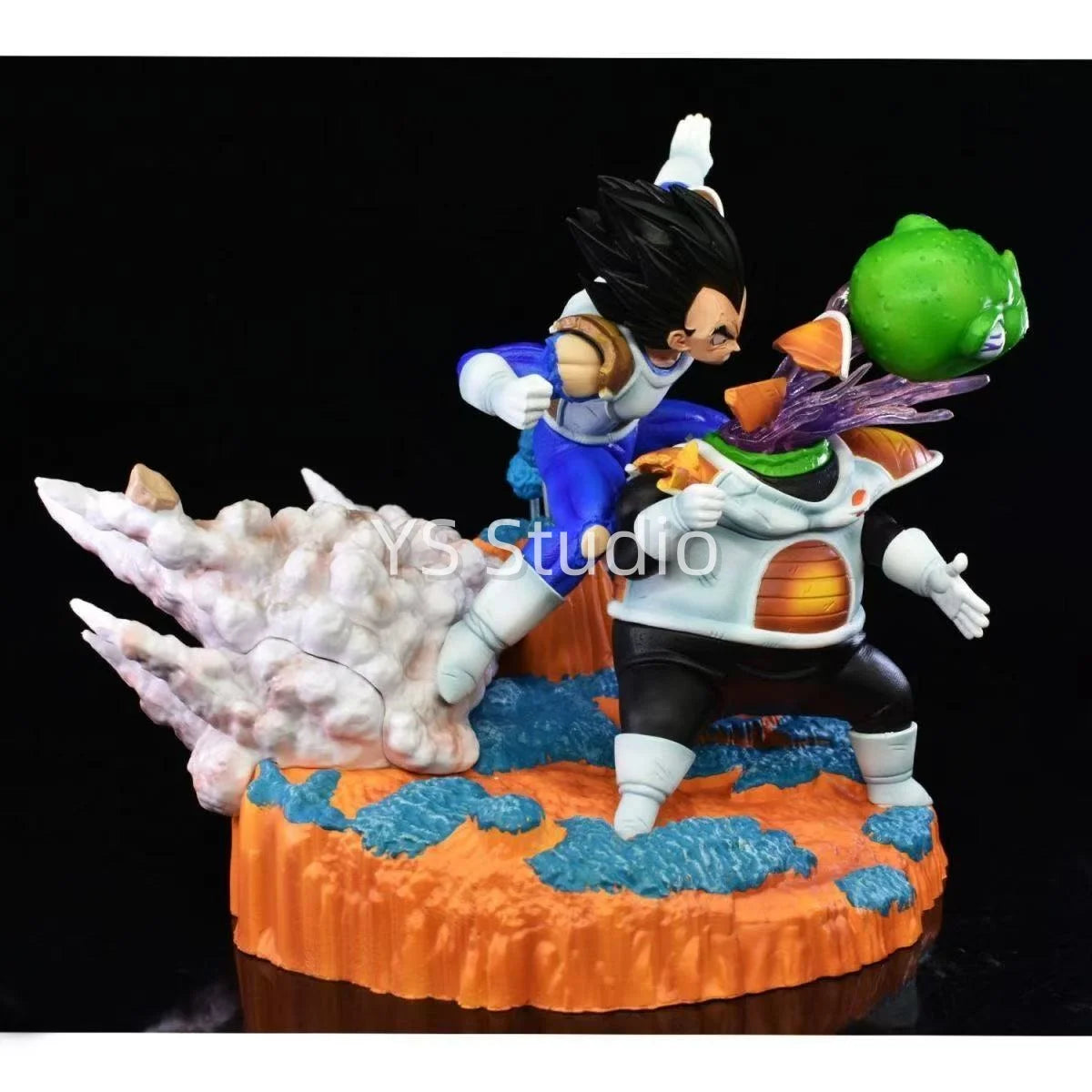 21cm/8.26in Anime Dragon Ball Z Figure Vegeta vs Guldo Action Figure Ginyu Force Statue Collectible Model Toys Gift