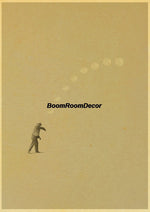 Retro Abstract Creative Poster Kraft Paper Nostalgia Canvas Prints Modern Landscape Coffee Bar Wall Art Posters Living Decor