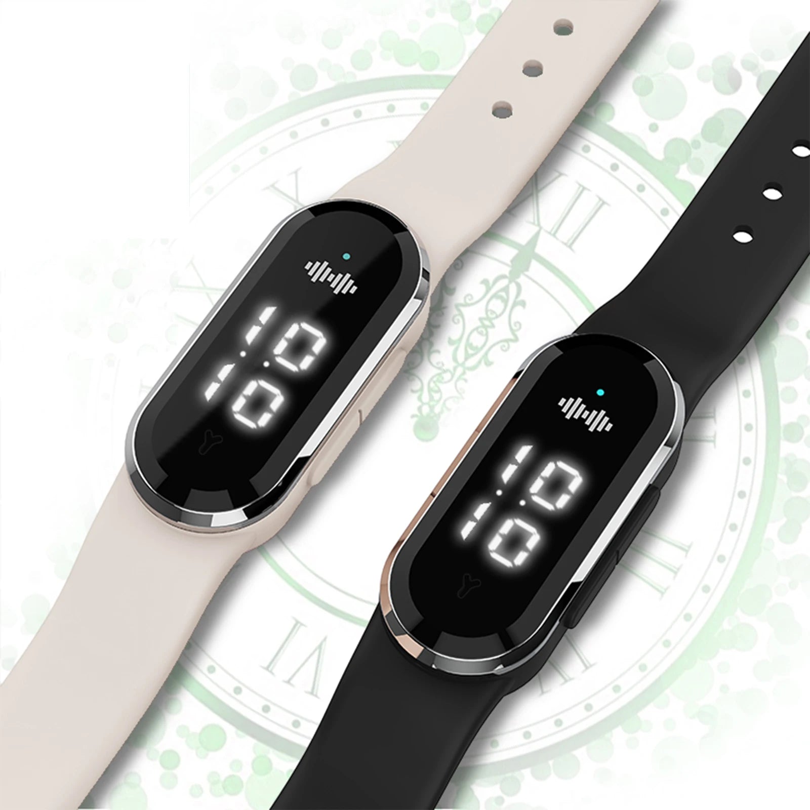 Ultrasonic Mosquito Repellent Bracelet Watch USB Rechargeable Anti-Mosquito Repeller Wristband Bug Pest Insect Repellent
