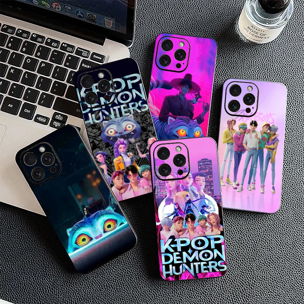 KPop Sajas Jinus Demons Tiger Hunters Boys for Samsung Galaxy A56 A26 A36 A10 A20 A30 A31 A32 A50 A51 A52 A53 A33 A12 A14 Case
