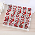 50pcs Flashing Christmas Brooch Pins Light Up Cartoon Badge Gift Stocking Xmas Holiday Party Supplies Costume Accessories