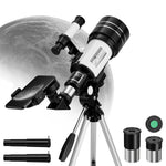 Astronomical Telescope With Finderscope For Child Beginner 150 Times Zoom High-definition Moon Viewing Telescope With Phone Rack