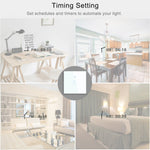 AXUS EU WiFi Smart Light Switches Touch Switch RF433 No Neutral Wire Smart Home Life Tuya App Control Support Alexa Google Home