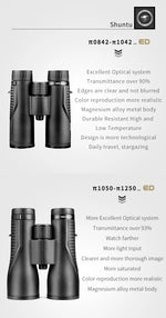 Shuntu Binoculars Powerful ED Glass IPX7 Waterproof SMC Coated Bak4 Prism Optics Sports Telescope Long Range For Hunting Camping