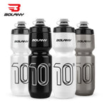 BOLANY Sports Bottle 10th Rubber Transparent Plastic with lid Bottle 750ML Portable Squeeze Drinking Outdoor Cycling Kettle