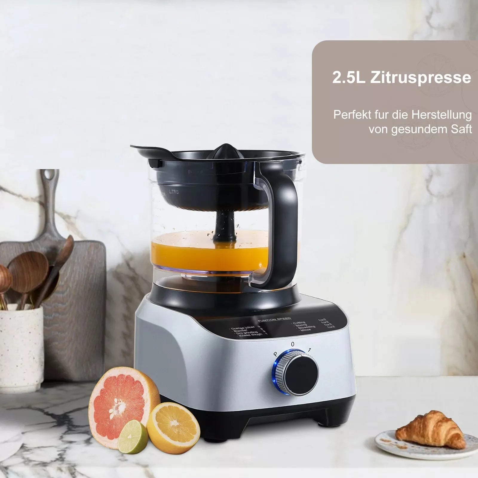 Topstrong 1300W Multifunctional 11-in-1 Whisk Kitchen Mixer Food processor YYFP410