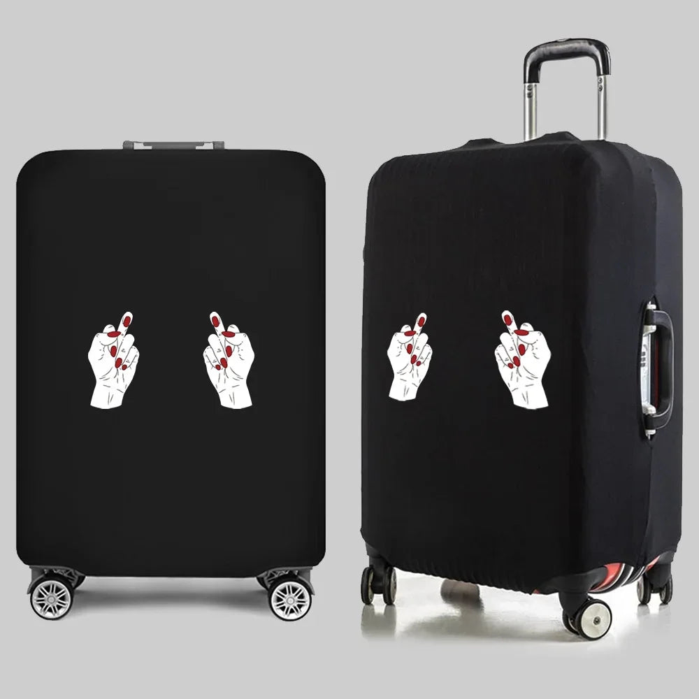 Luggage Covers Suitcase Cover Fashion Travel Essentials Funny pattern 18-32 Inch Traveling Accessories Protective Trolley Case