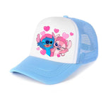 Stitch Baseball Cap For Boys And Girl, Adjustable Protection Unisex Casual Hip-Hop Print Mesh Sun Hat, Classic Cotton Peaked Hat