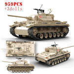 Germany Series Tank III L WW2 Military Series Tank Building Blocks  Bricks Model Set for Kids Educational Toys Christmas Gifts