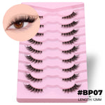 GROINNEYA Cat Eye Lashes Create Natural Look Half Eye Lashes With Winged Ends For Extended Eyelash For Daily Use