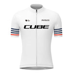 Rvouei Cube Pro Summer Cycling Jersey Set Summer Breathable Bicycle Men's MTB Bike Clothing Maillot Ropa Ciclismo Uniform Suit