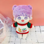 Doll Clothes for 20cm Idol Dolls Plush Star Doll's Clothing Sweater Stuffed Toy Outfit for Cotton Dolls Accessories DIY Gifts