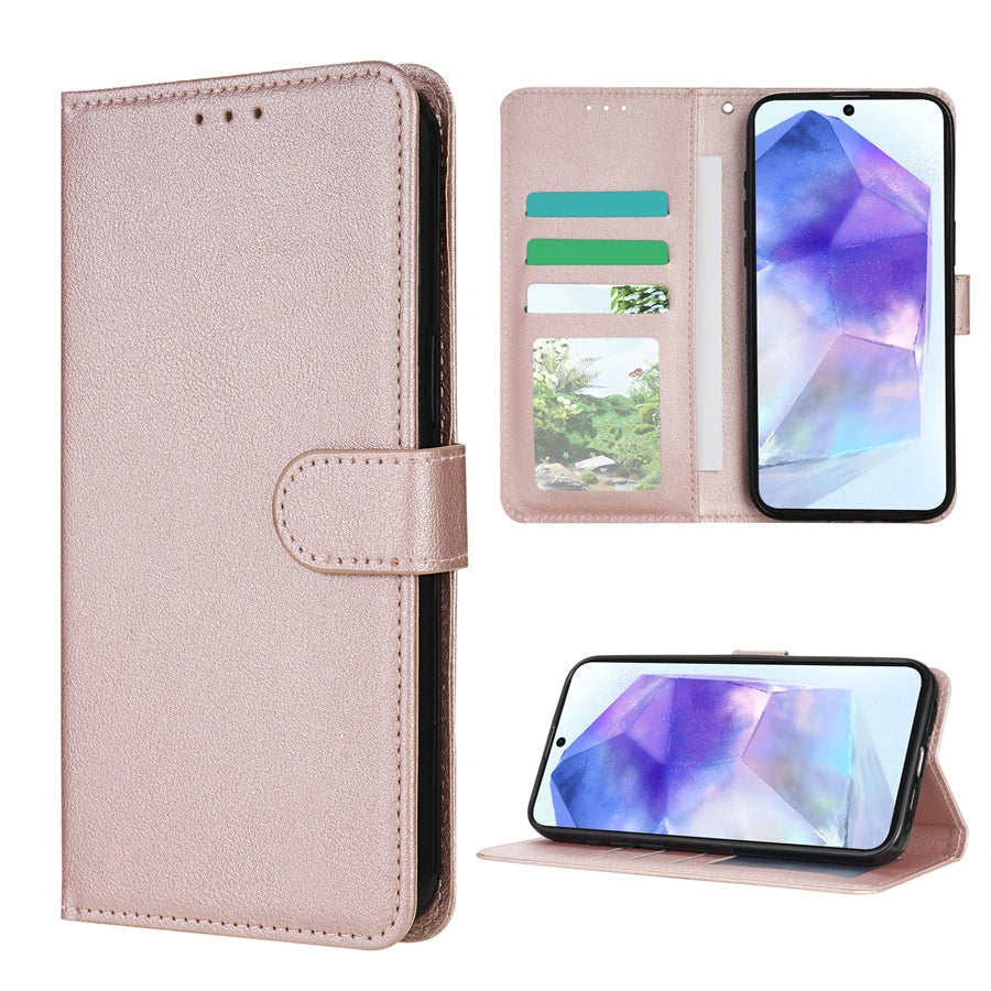 Wallet Flip Leather Case For For Samsung Galaxy A05s A06 A07 A12 A13 A14 A15 A16 A17 A24 A26 A34 A35 A36 A52 A53 A54 A55 A56