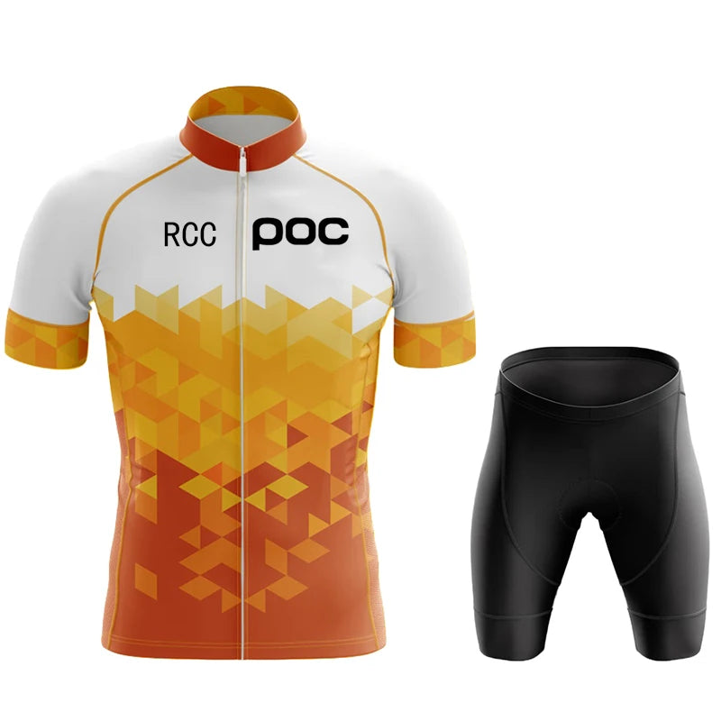 Cycling Jersey Set – Men’s Breathable Road Bike Wear, Racing Shirt Maillot Ropa Ciclismo